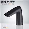 Bravat Commercial Automatic Matte Black Sensor Faucets